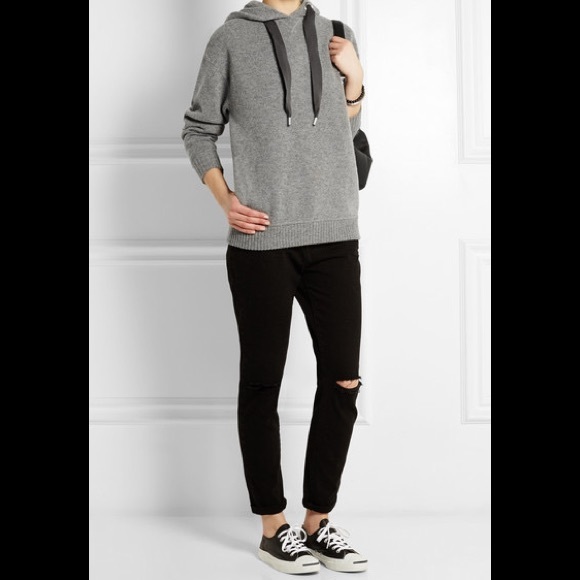 SOLD-MARC BY MARC JACOBS Jackson Wool Blend Hoodie, Grey, Small, Preowned - Picture 1 of 10